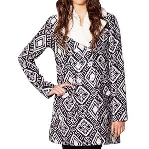 Billabong Coat Black White S